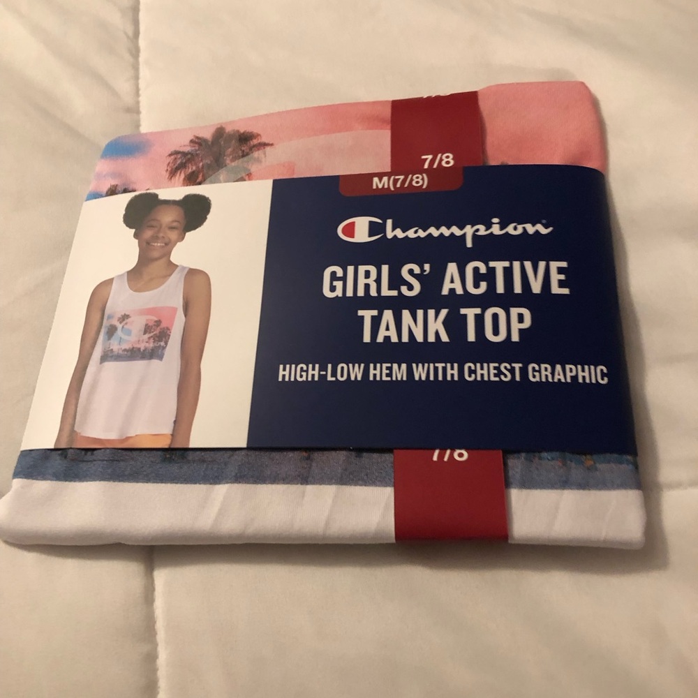 NWT Girls Champion Tank Top & Tee - Picture 2 of 8